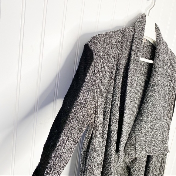 CHARMING CHARLIE Marled Draped Open Front Cardigan Sweater S - Picture 3 of 11